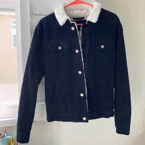 Brandy Melville sherpa lined jacket